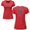 Women's Masataka Yoshida Name & Number T-Shirt - Red