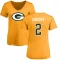 Women's Mason Crosby Name & Number Slim Fit T-Shirt - Gold