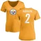 Women's Mason Rudolph Name & Number Slim Fit T-Shirt - Gold