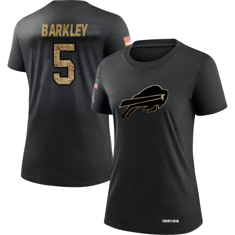 Women's Matt Barkley 2020 Salute To Service Performance T-Shirt - Black -  Tshirtsedge