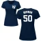 Women's Matt Bowman Name & Number T-Shirt - Navy