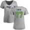 Women's Matt Gotel Name & Number Slim Fit T-Shirt - Ash