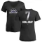 Women's Matt Holliday Midnight Mascot V-Neck T-Shirt - Black