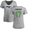 Women's Matt Landers Name & Number Slim Fit T-Shirt - Ash