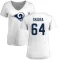 Women's Matt Skura Name & Number Slim Fit T-Shirt - White