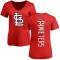 Women's Matt Wieters Backer Slim Fit T-Shirt - Red