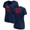 Women's Matthew Liberatore RBI Slim Fit V-Neck T-Shirt - Navy