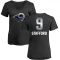 Women's Matthew Stafford Midnight Mascot T-Shirt - Black