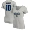 Women's Matty Beniers Name & Number Lockup T-Shirt - Gray