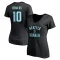 Women's Matty Beniers Name & Number Victory Arch T-Shirt - Black