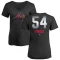 Women's Max Fried Midnight Mascot V-Neck T-Shirt - Black