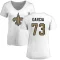 Women's Max Garcia Name & Number Slim Fit T-Shirt - White