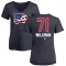 Women's Max Willman Name and Number Banner Wave V-Neck T-Shirt - Navy