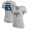 Women's Maxim Andreev Name & Number Lockup T-Shirt - Gray