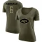 Women's Mecole Hardman Jr. Legend Salute to Service Scoop Neck T-Shirt - Olive