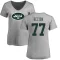 Women's Mekhi Becton Name & Number Slim Fit T-Shirt - Ash