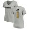 Women's Mel Blount Backer V-Neck T-Shirt - Ash