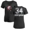 Women's Mel Stottlemyre Midnight Mascot V-Neck T-Shirt - Black