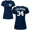 Women's Mel Stottlemyre Name & Number T-Shirt - Navy