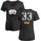 Women's Merril Hoge Midnight Mascot T-Shirt - Black