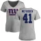 Women's Micah McFadden Name & Number Slim Fit T-Shirt - Ash