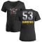 Women's Michael Burrows Midnight Mascot V-Neck T-Shirt - Black