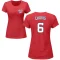 Women's Michael Chavis Name & Number T-Shirt - Red