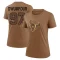 Women's Michael Dwumfour Legend 2023 Salute To Service Performance T-Shirt - Brown