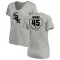 Women's Michael Jordan RBI Slim Fit V-Neck T-Shirt - Heathered Gray