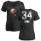 Women's Michael King Midnight Mascot V-Neck T-Shirt - Black