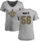 Women's Michael Mauti Name & Number Slim Fit T-Shirt - Ash