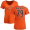 Women's Michael Schofield III Name & Number Slim Fit T-Shirt - Orange