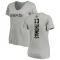 Women's Michael Thomas Backer V-Neck T-Shirt - Ash