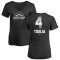 Women's Michael Toglia Midnight Mascot V-Neck T-Shirt - Black