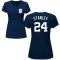 Women's Mickey Stanley Name & Number T-Shirt - Navy