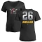 Women's Miguel Andujar Midnight Mascot V-Neck T-Shirt - Black