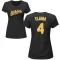 Women's Miguel Tejada Name & Number T-Shirt - Black