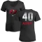 Women's Mike Alstott Midnight Mascot T-Shirt - Black