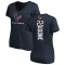 Women's Mike Boone Backer Slim Fit T-Shirt - Navy