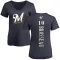 Women's Mike Brosseau Backer Slim Fit T-Shirt - Navy