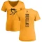 Women's Mike Bullard One Color Backer T-Shirt - Gold