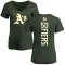 Women's Mike Fiers Backer Slim Fit T-Shirt - Green