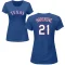 Women's Mike Hargrove Name & Number T-Shirt - Royal