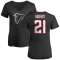 Women's Mike Hughes Name & Number Slim Fit T-Shirt - Black