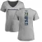 Women's Mike Iupati Backer V-Neck T-Shirt - Ash