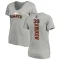 Women's Mike Krukow Backer Slim Fit T-Shirt - Ash