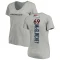 Women's Mike McGlinchey Backer V-Neck T-Shirt - Ash