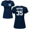 Women's Mike Mussina Name & Number T-Shirt - Navy