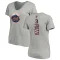 Women's Mike Piazza Backer Slim Fit T-Shirt - Ash