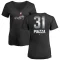 Women's Mike Piazza Midnight Mascot V-Neck T-Shirt - Black